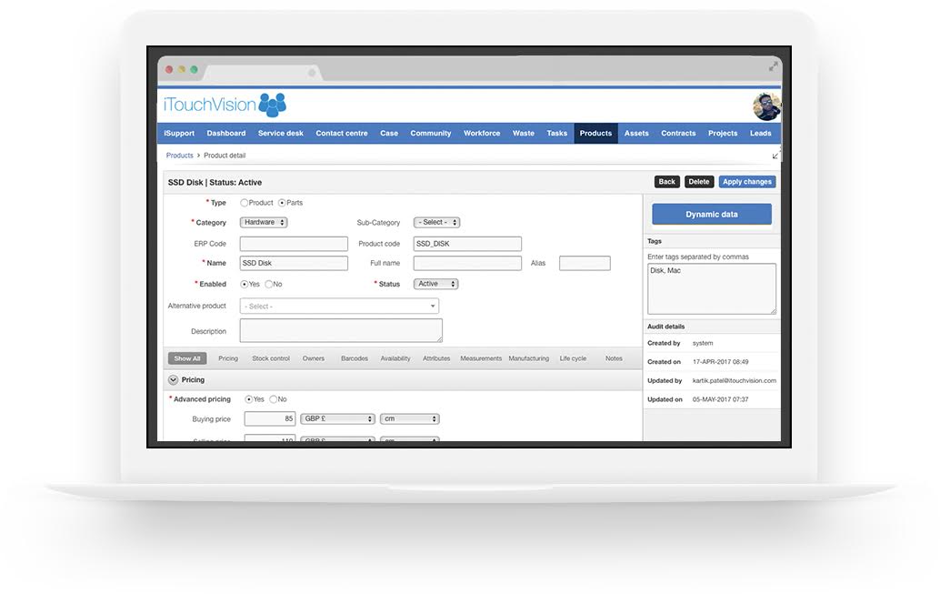 Stock inventory management