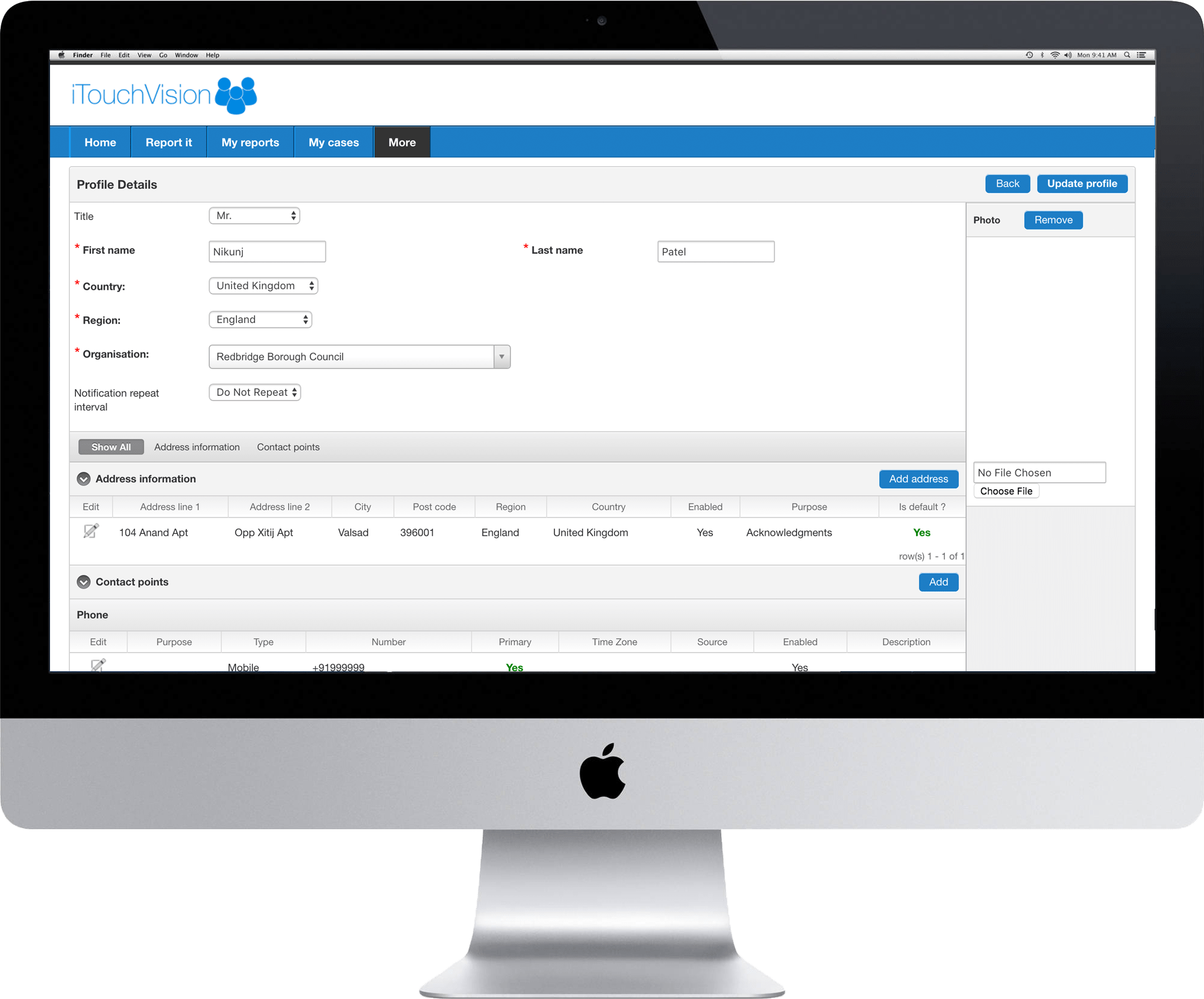 CRM for small business profile