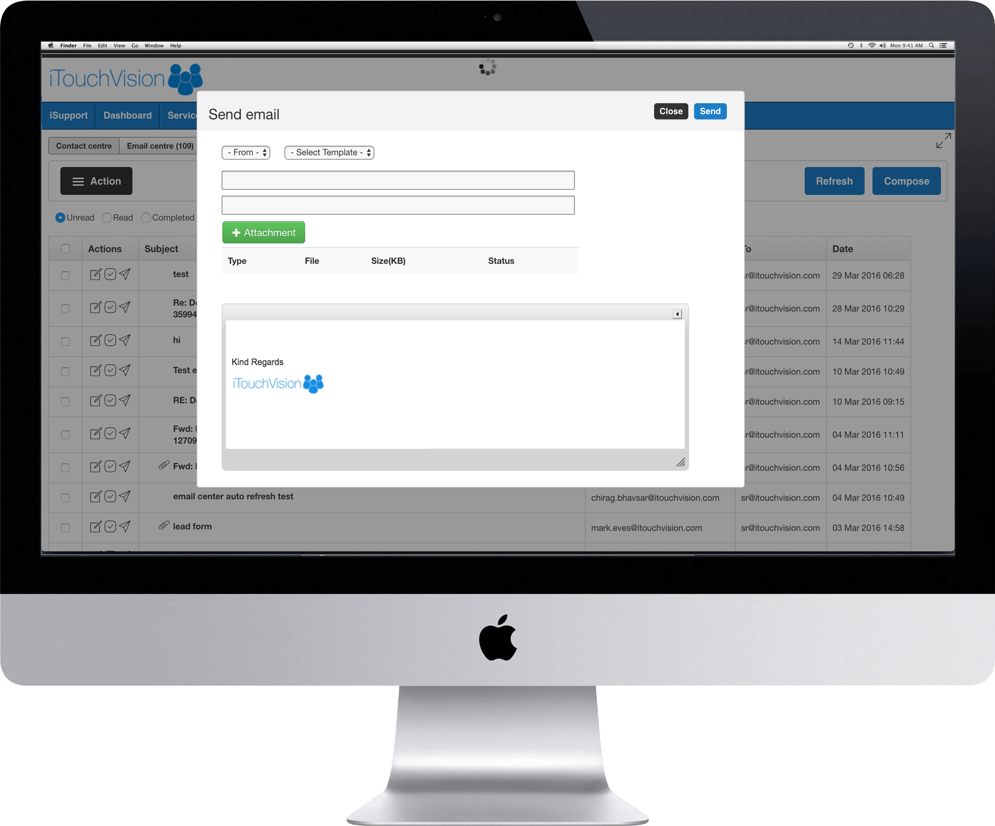 CRM for small business mail